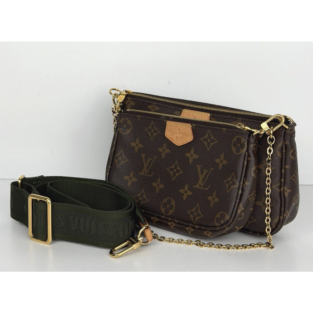 Louis Vuitton Multi Pochette Accessoires Bag in Brown Monogram Canvas NFC
